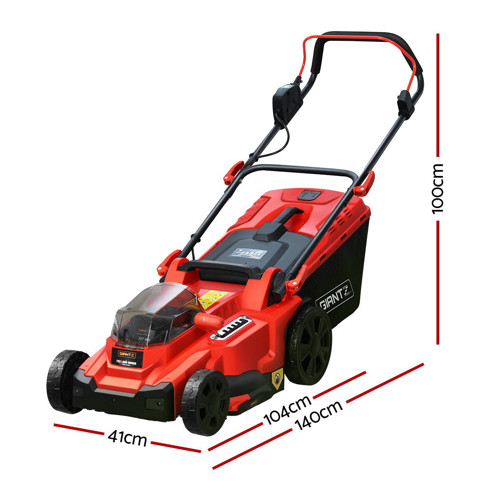 Giantz Lawn Mower Cordless 40V Battery Electric Lawnmower 39cm Width