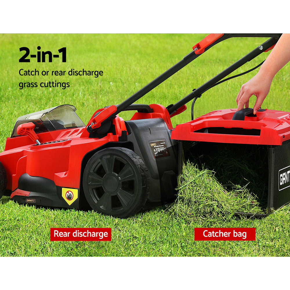 Giantz Lawn Mower Cordless 40V Battery Electric Lawnmower 39cm Width