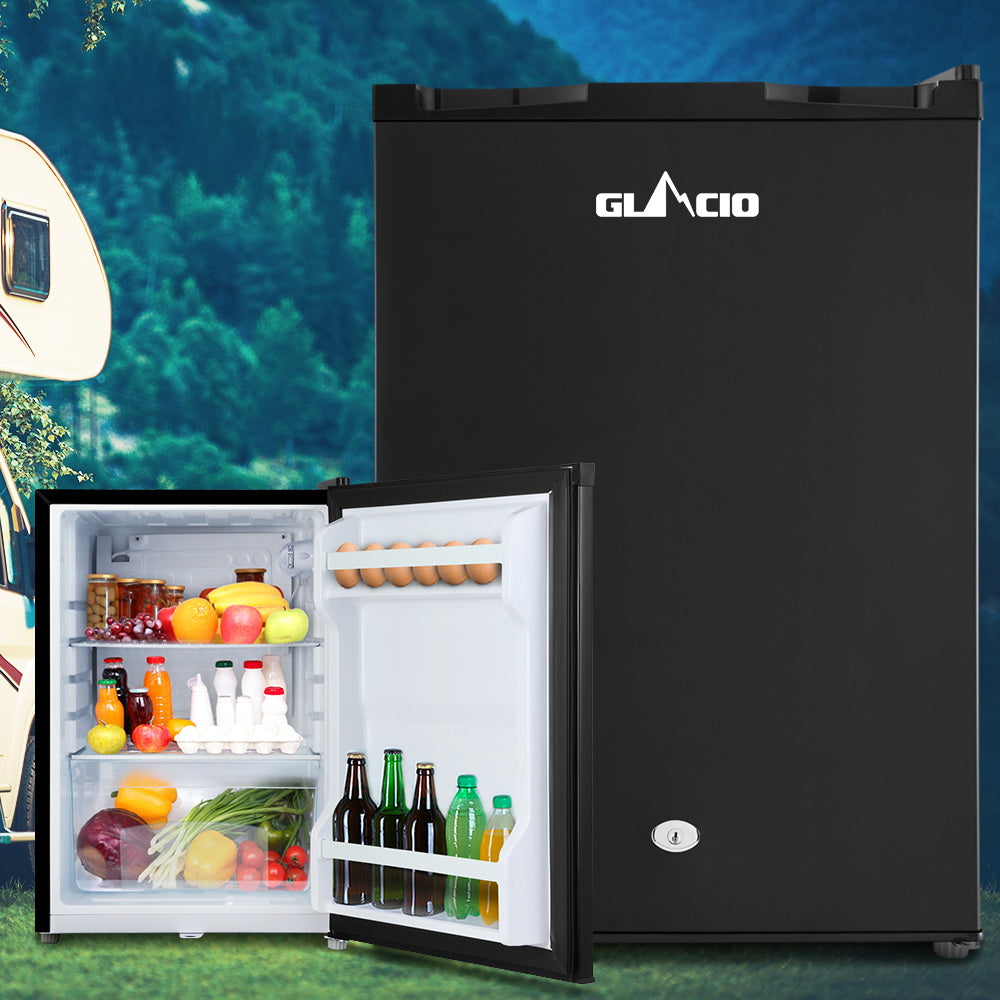 Glacio 80L Portable Fridge Freezer Bar Upright 12V/24V/240V Camping Caravan