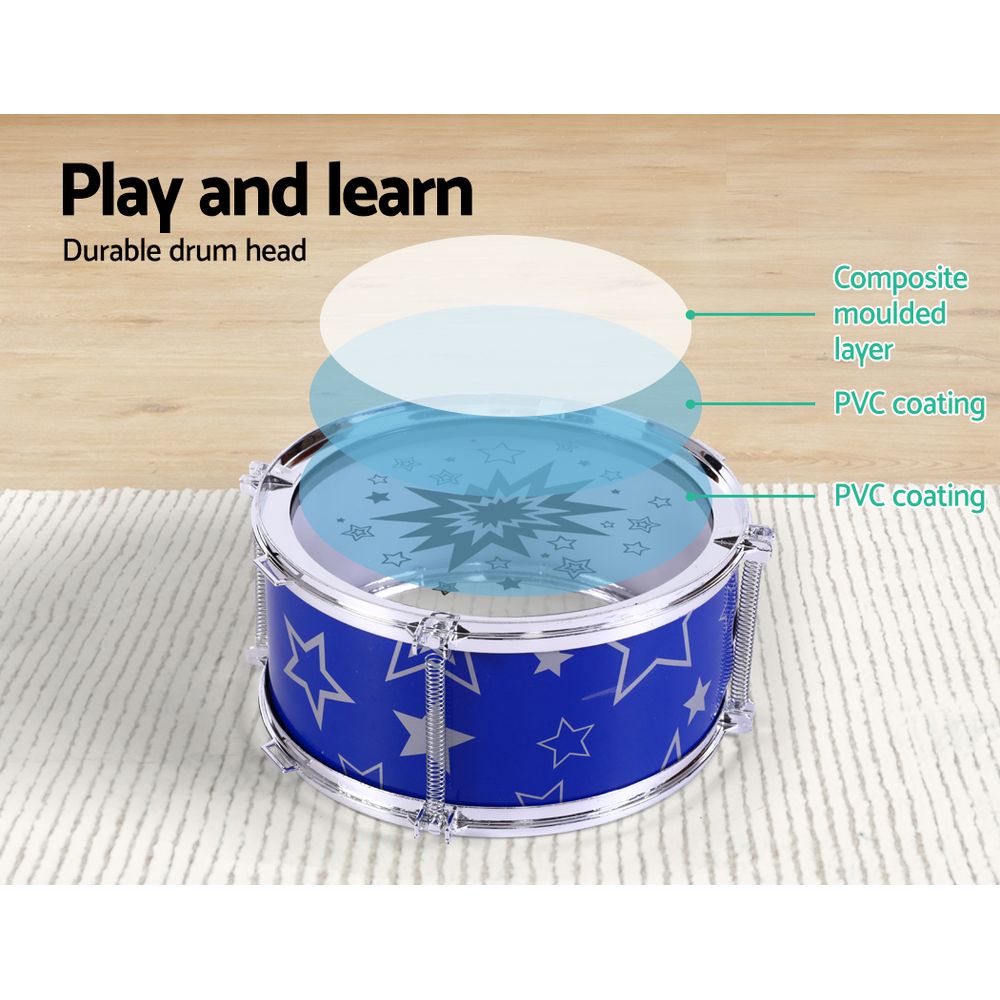 Keezi 11 Piece Kids Drum Set