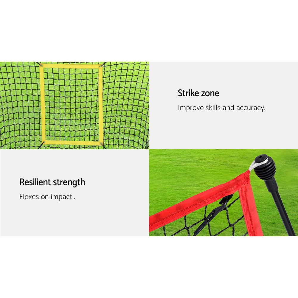 Everfit 7ft Baseball Net Pitching Kit with Stand Softball Training Aid Sports