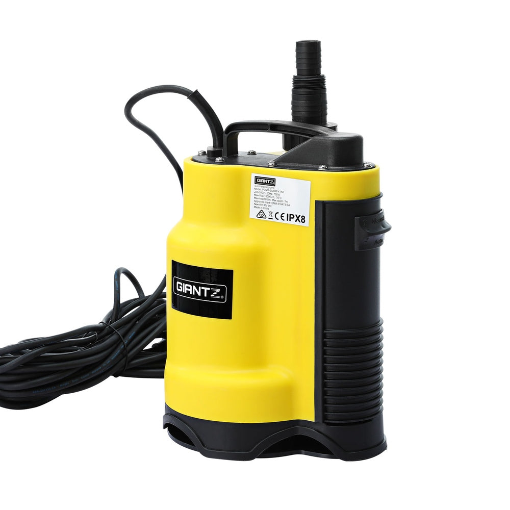 Giantz Garden Water Submersible Pump 400W Dirty Bore Sewerage Tank Well Steel