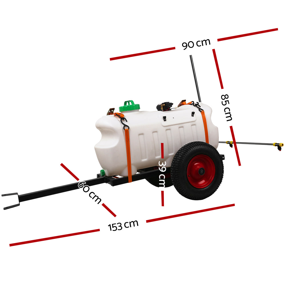 Giantz Weed Sprayer 100L Trailer 1.5M Boom Garden Spray