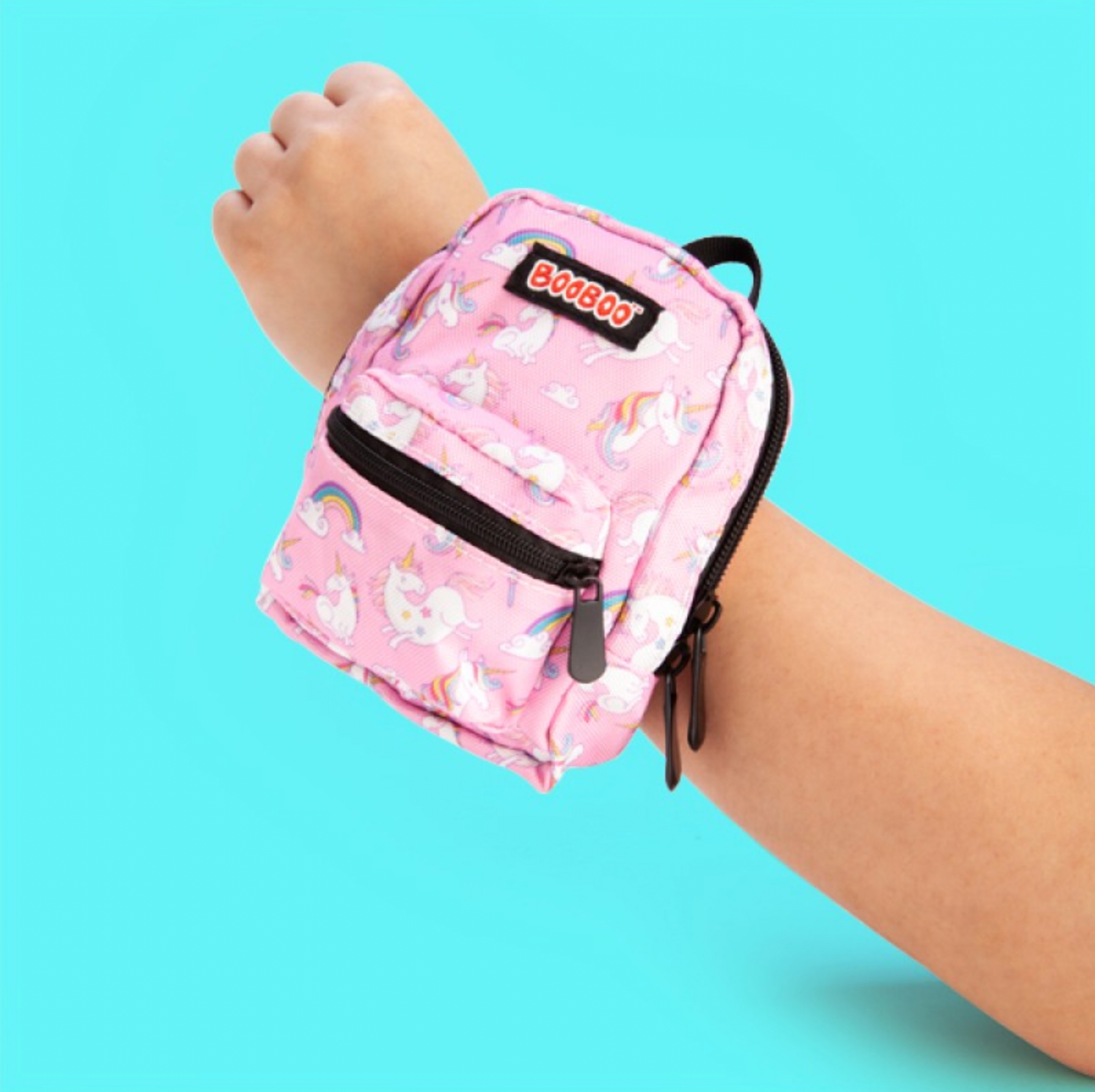 Pink Rainbow Hearts Mini Backpack