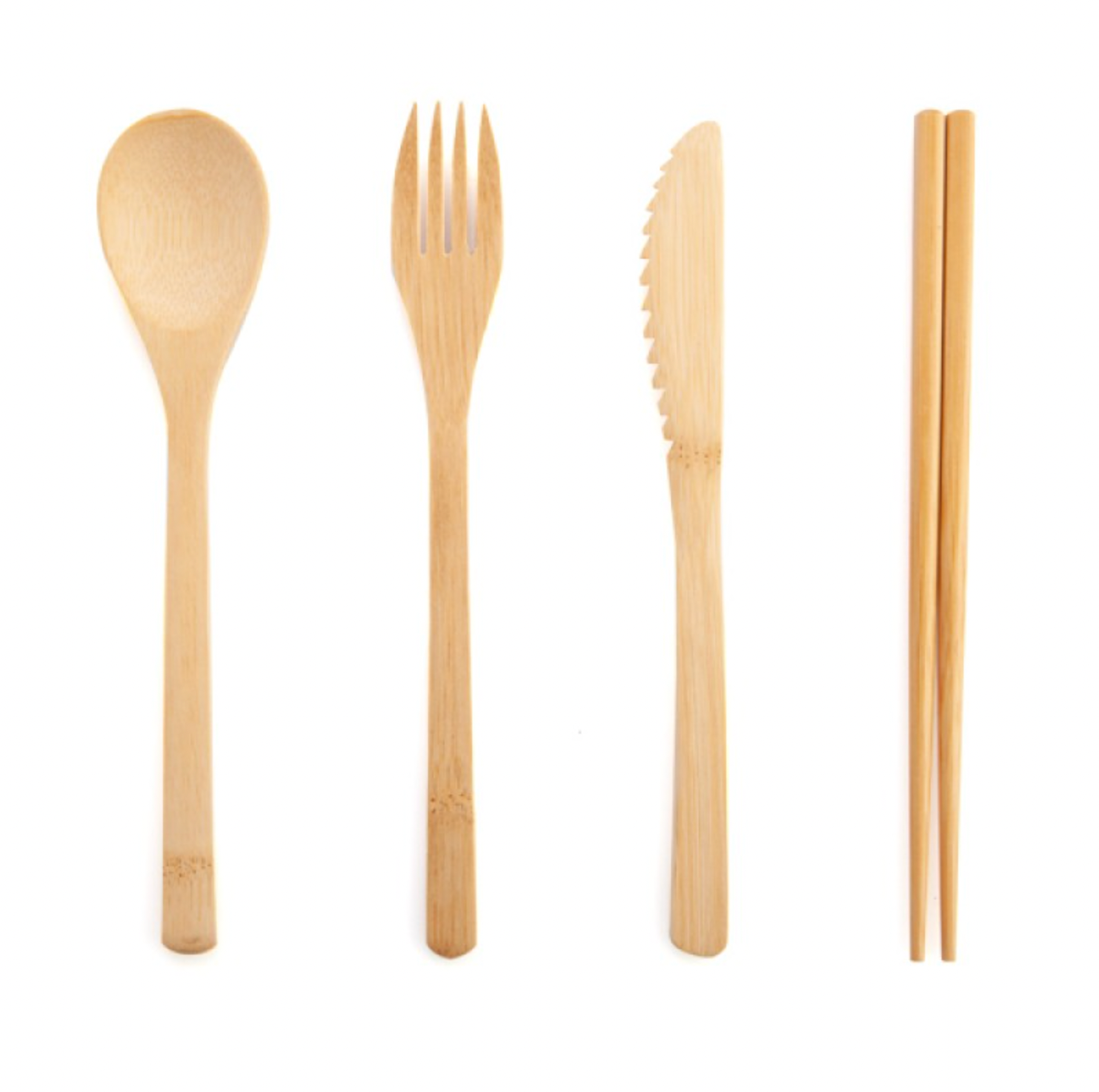 Sea Animals Eco-to-Go Bamboo Cutlery Set