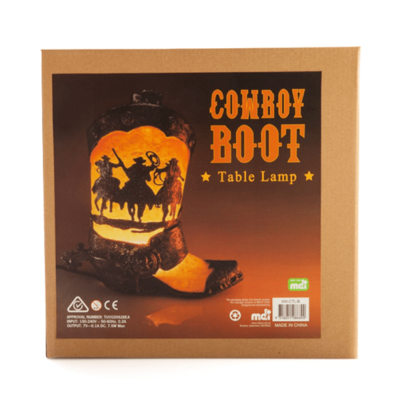 Cowboy Boot Table Lamp