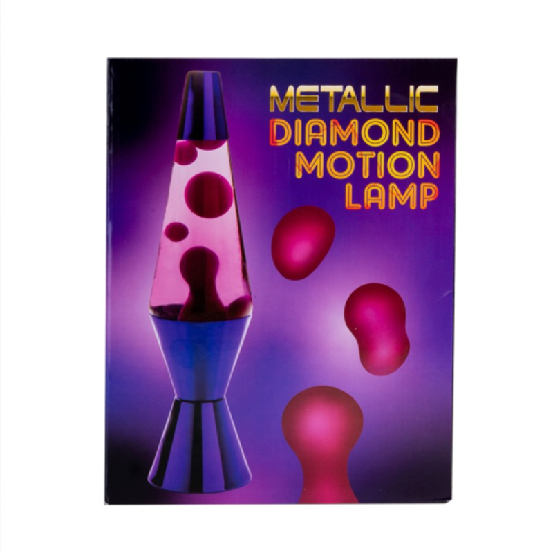 Red/Red/Blue Metallic Diamond Motion Lamp