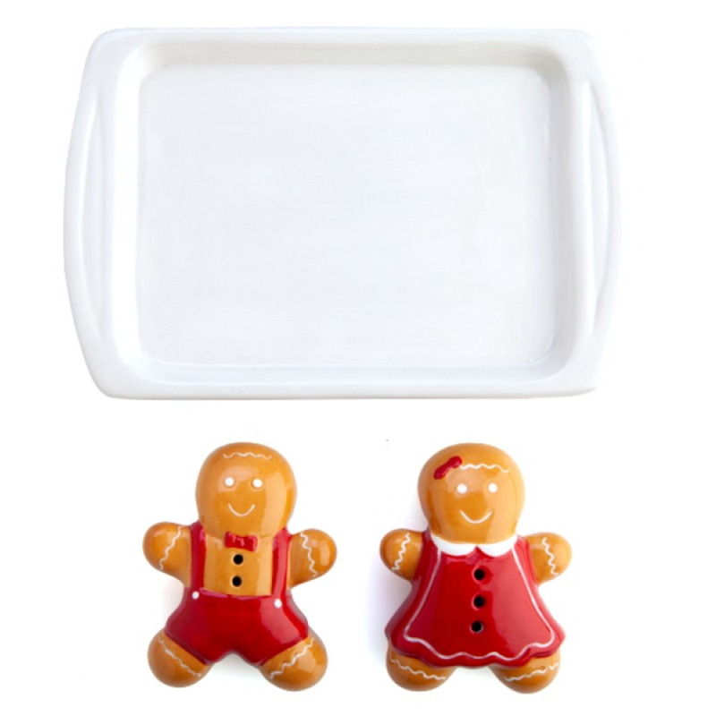 Gingerbread Salt Pepper Set