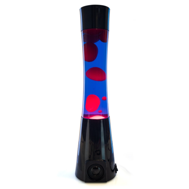 Bluetooth Speaker Lava Lamp Black/Purple/Red Motion