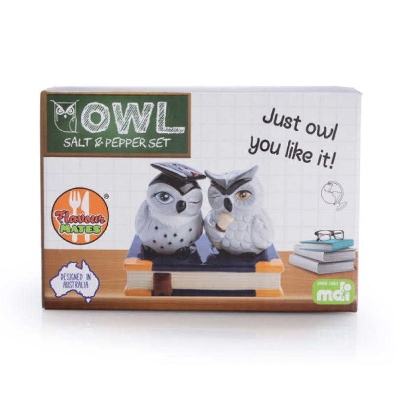 Owl Salt and Pepper Set