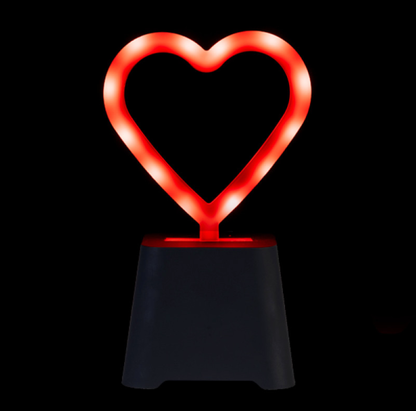 Heart Neon Light Speaker