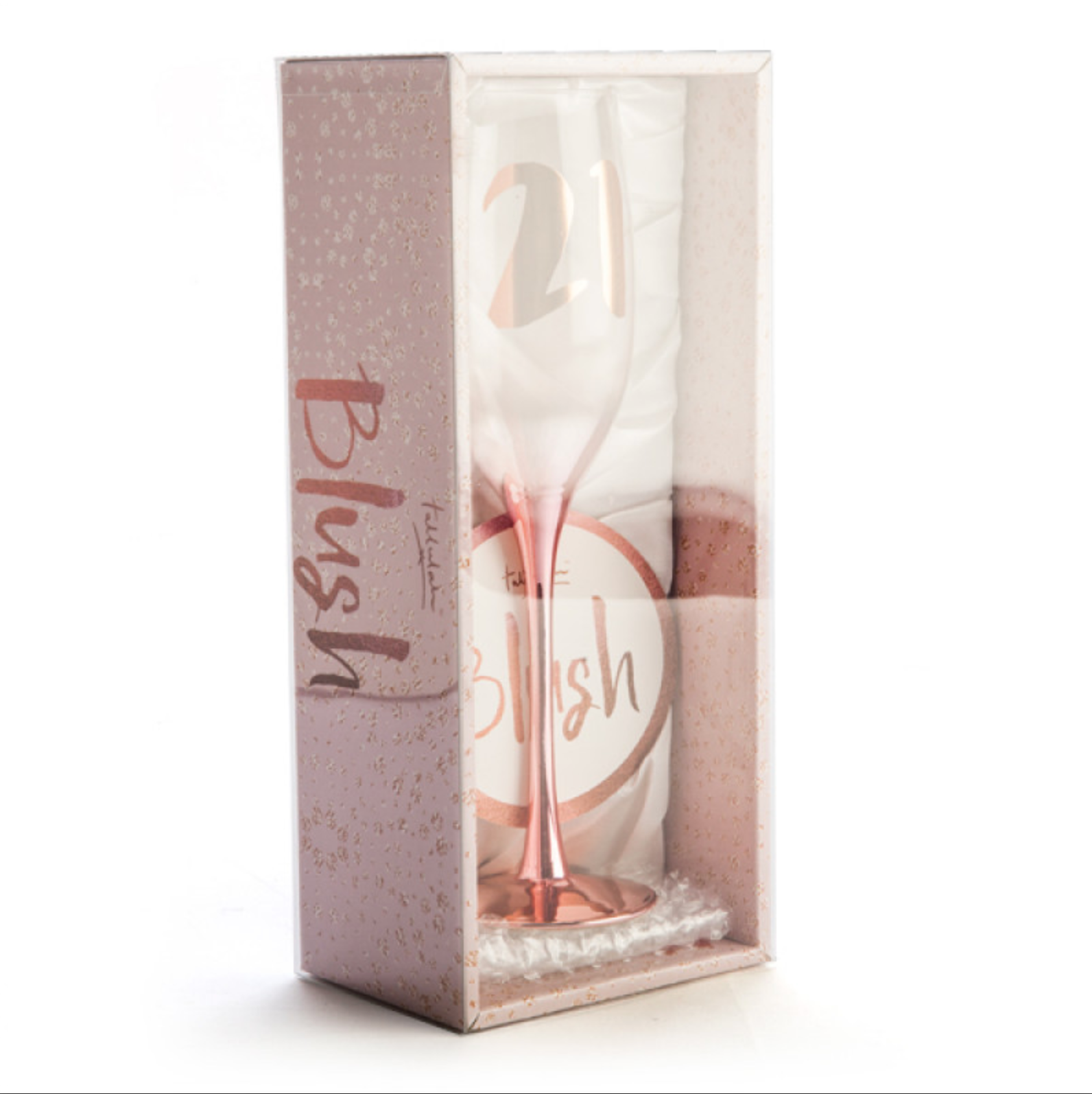 21st Birthday Blush Campagne Flute