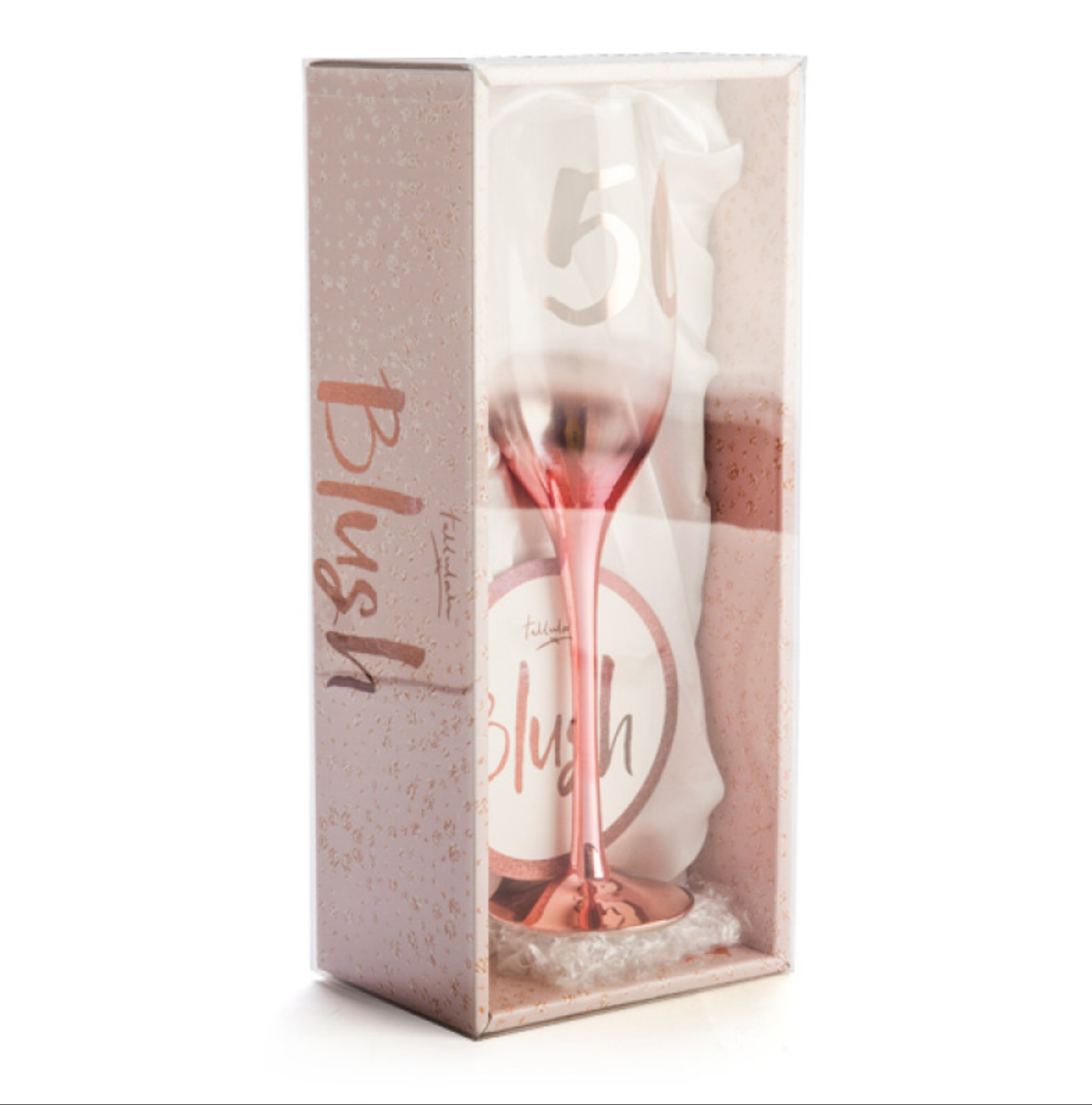 50th Birthday Blush Campagne Flute