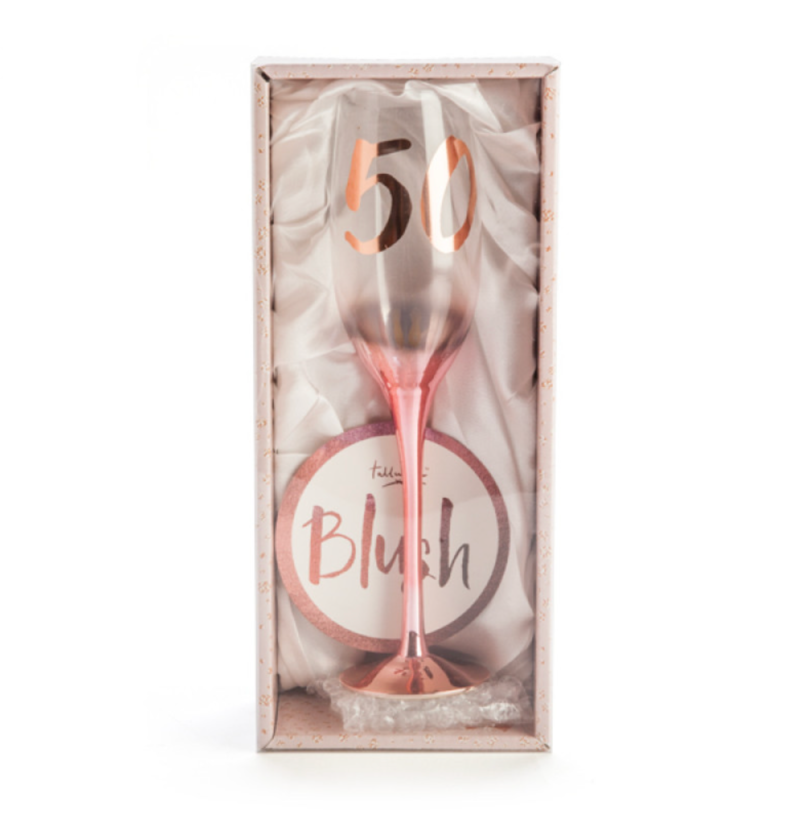 50th Birthday Blush Campagne Flute