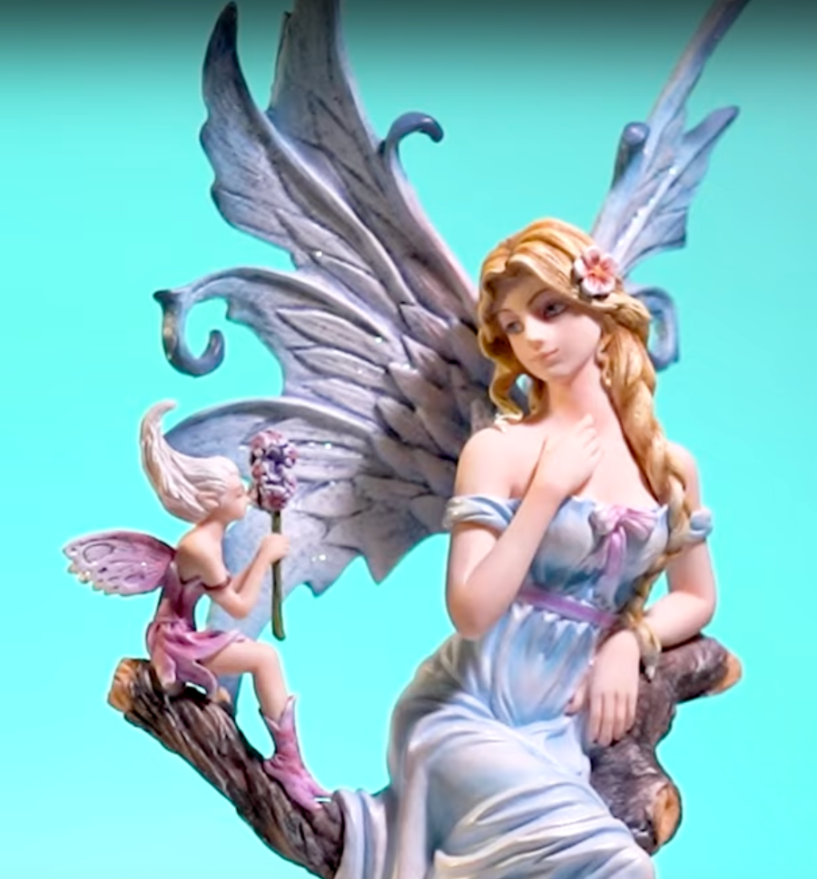 Fairy with Pixie Figurine