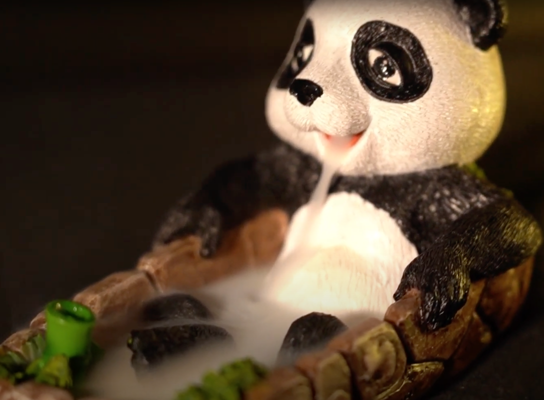 Panda Backflow Incense Burner