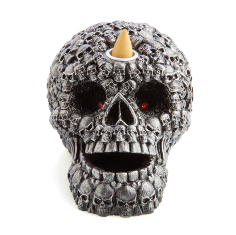 Skull LED Backflow Incense Burner