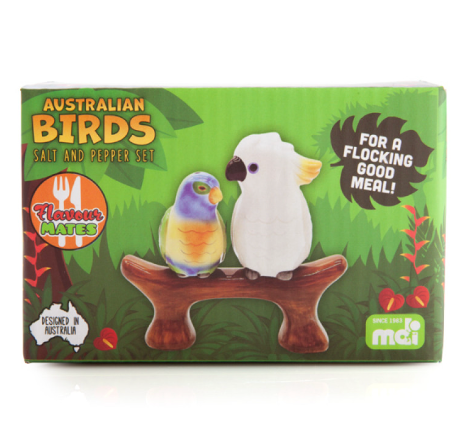 Australian Birds Salt Pepper Set