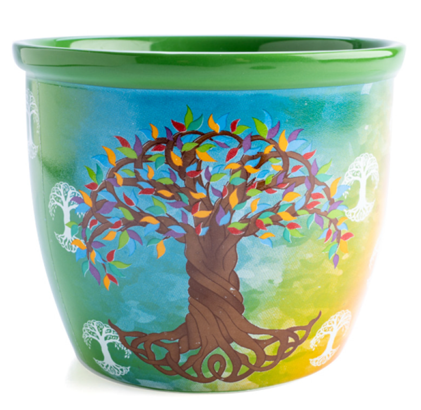 Wild Scents Tree of Life Ceramic Smudge Bowl