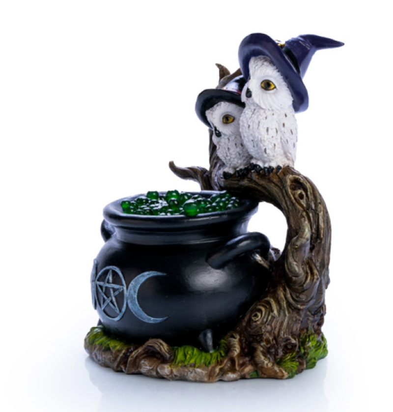 Snowy Owl Cauldron LED Light