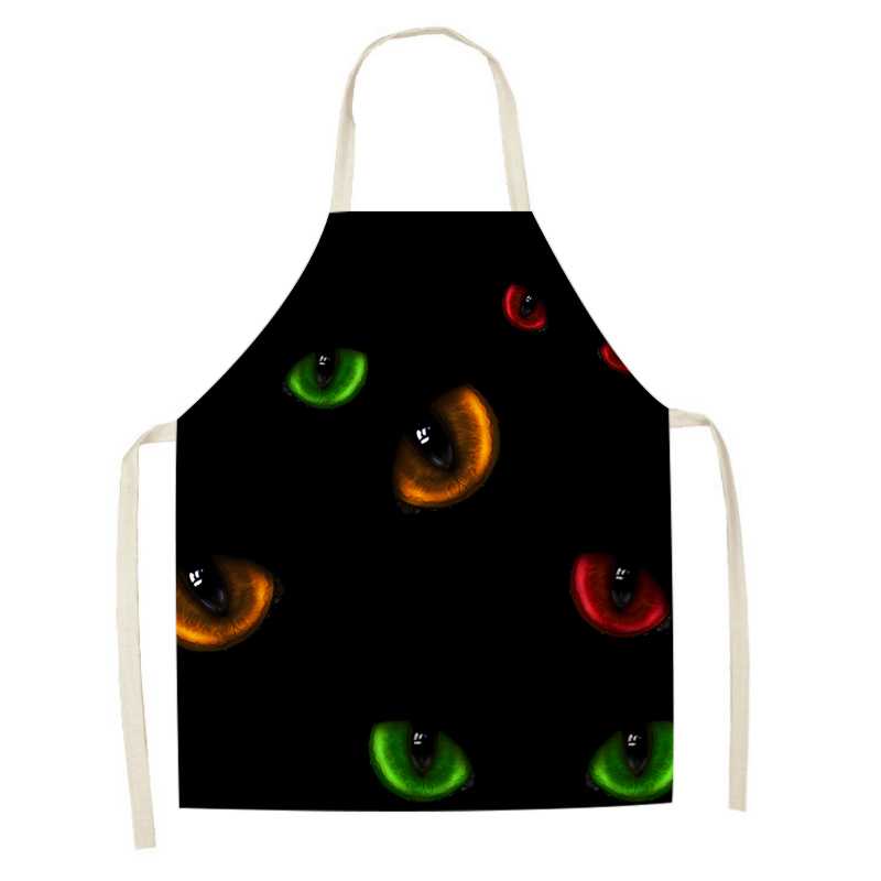 Cute Black Cat Apron Oil Proof Waterproof (12)