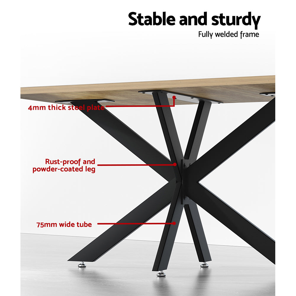 Artiss Starburst Table Legs Coffee Dining Table Legs DIY Metal Leg 150X78cm