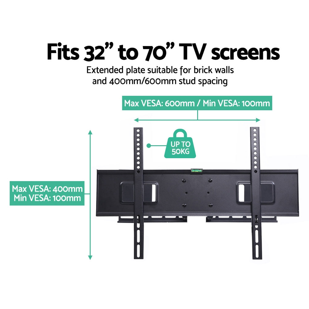 Artiss TV Wall Mount Bracket for 32"-70" LED LCD Full Motion Dual Strong Arms