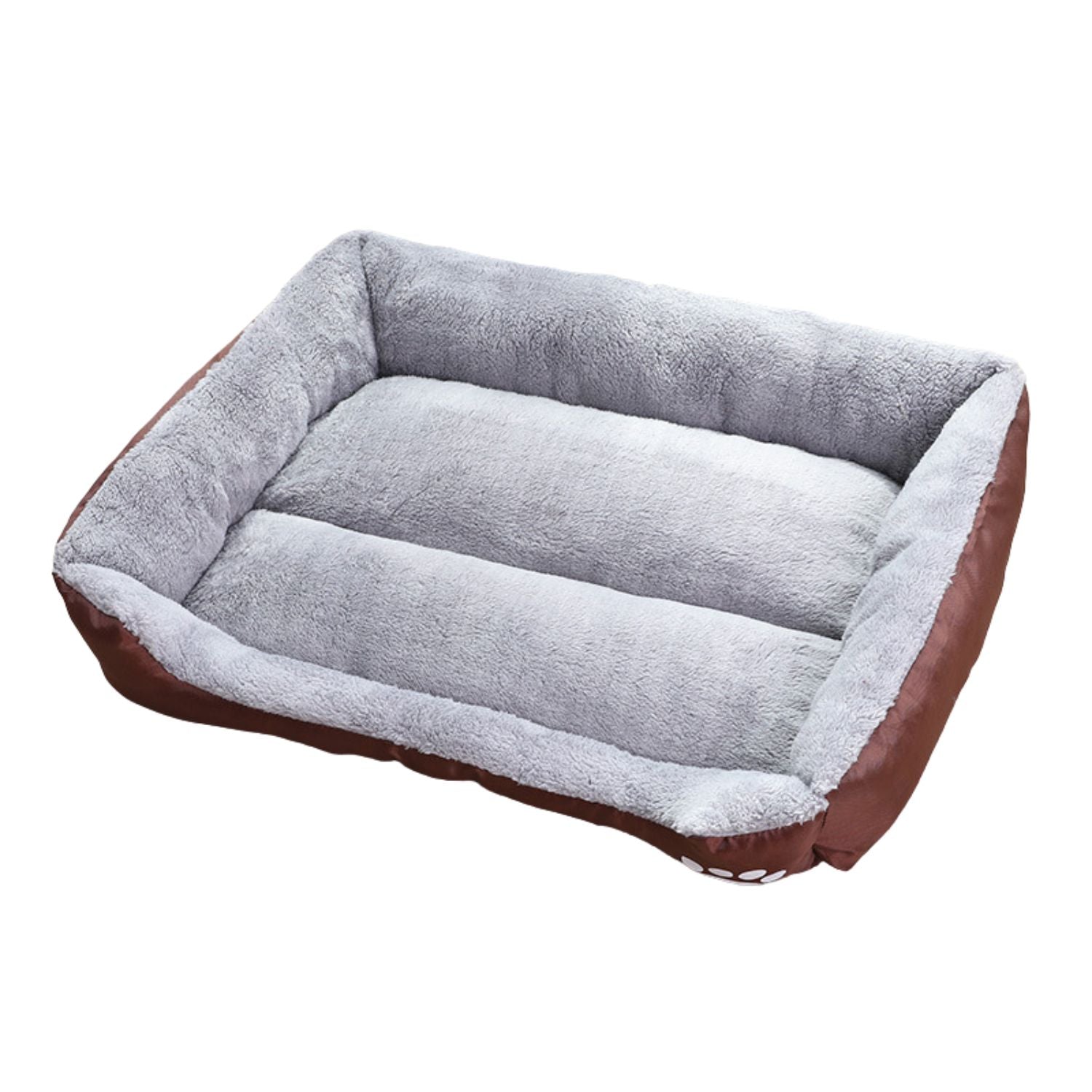 Floofi Pet Bed Square XL Size (Coffee)