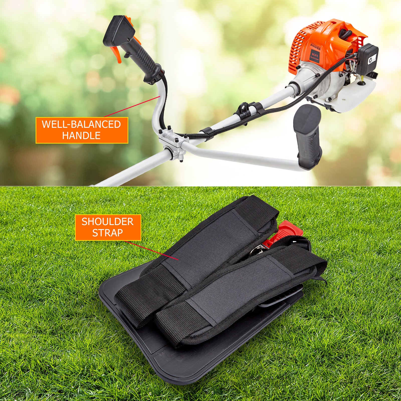 Garden Whipper Snipper Brush Cutter 43cc + 1 Blade