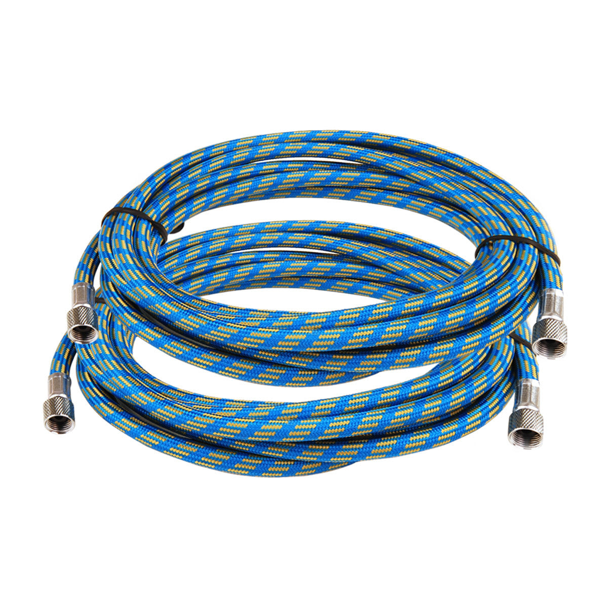 2X Air Brush Hose Rubber Braided Compressor 1/8in 3M