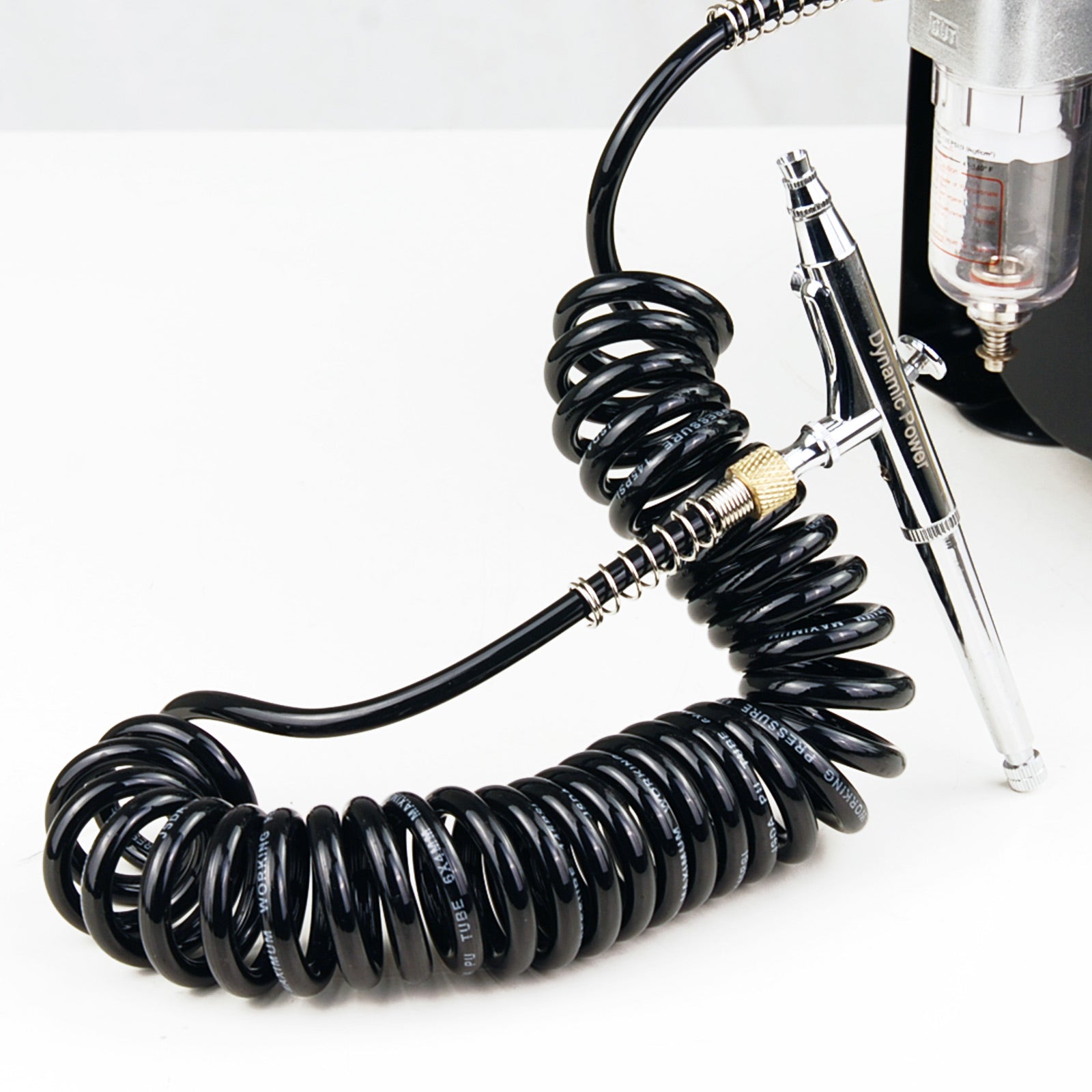 Air Brush Hose Coiled Retractable Compressor 1/8in 3M