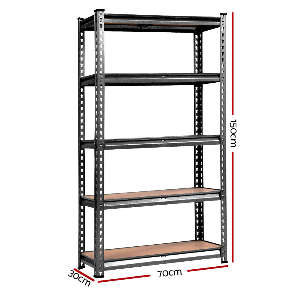 Giantz 3x1.5M Garage Shelving Warehouse Rack Pallet Racking Storage Charcoal